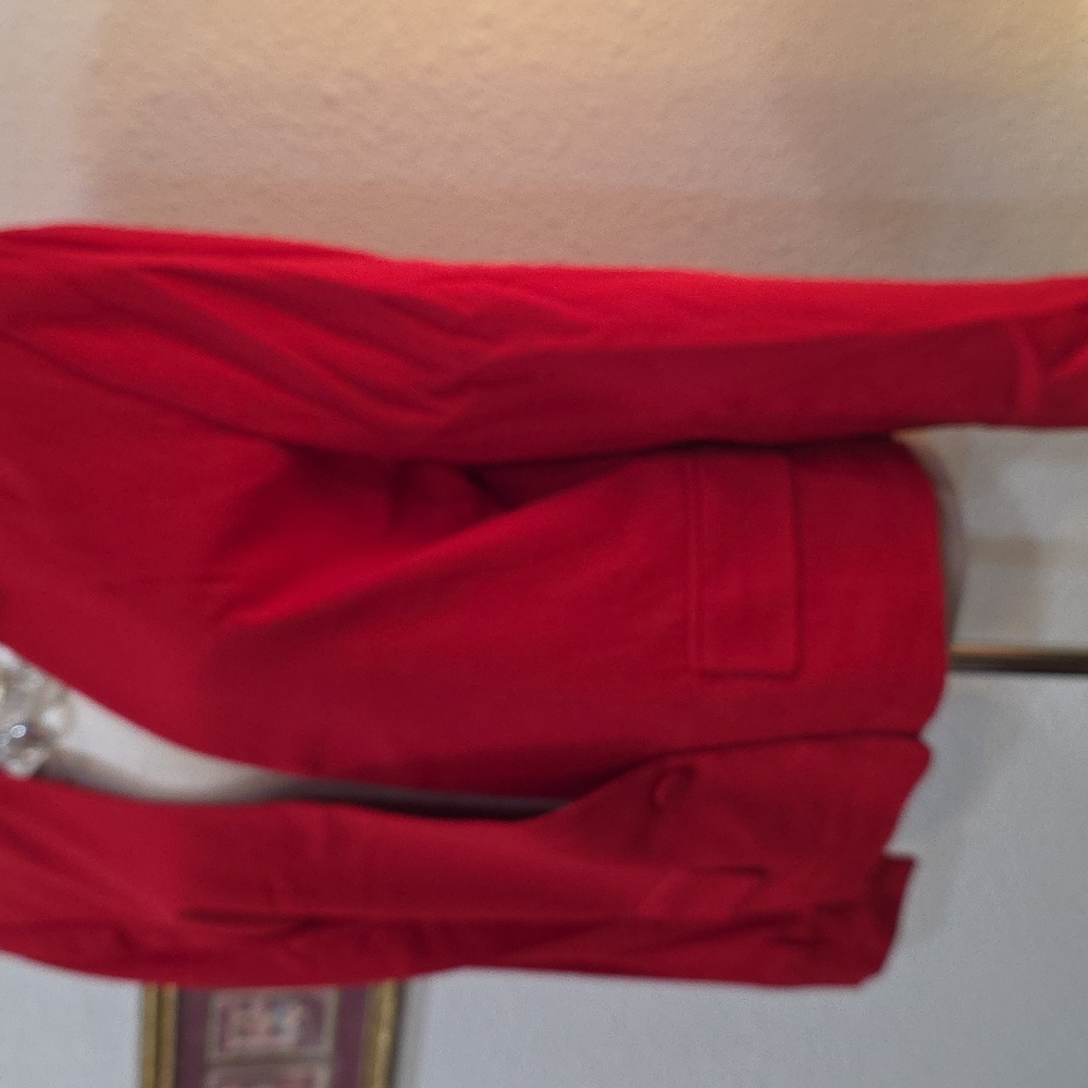 Claus Vibrant Red Women's Blazer - Picture 2 of 6